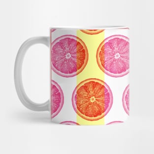 Citrus Slice and Stripes Mug